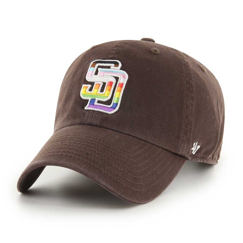 Shop 47 '  Brown San Diego Padres Team Pride Clean Up Adjustable Hat