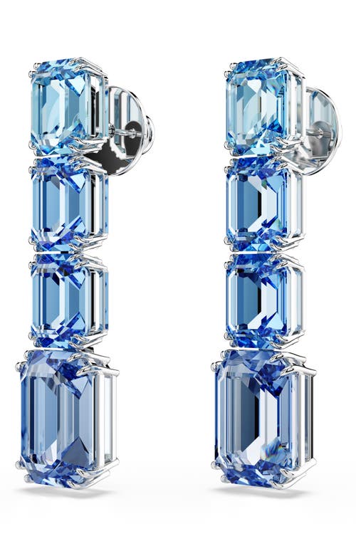 Swarovski Millenia Drop-ohrhänger In Blue
