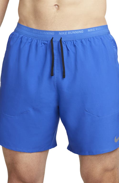 Nike Dri-fit Stride 7-inch Brief-lined Running Shorts In Blue