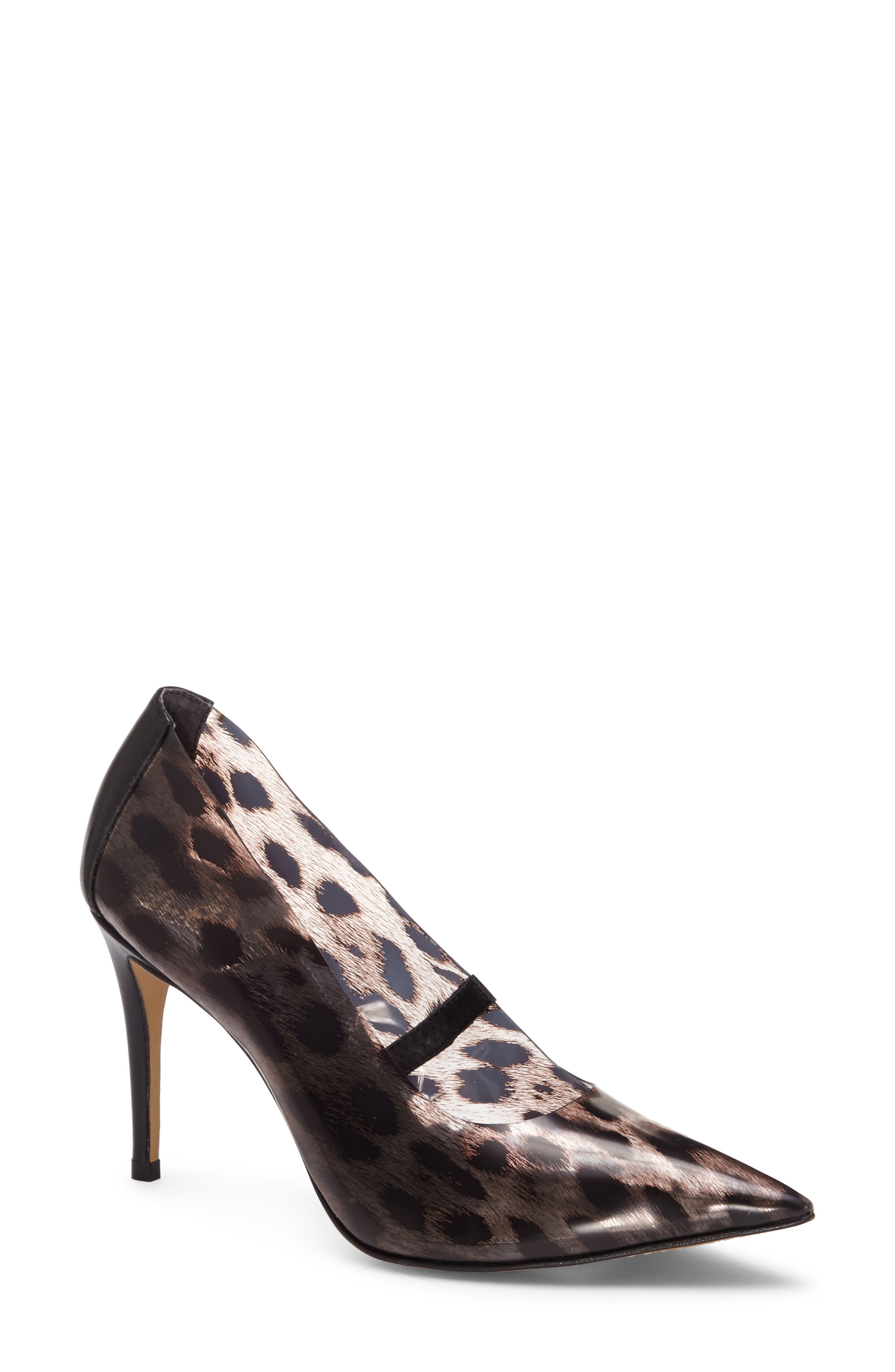 vince camuto clear shoes