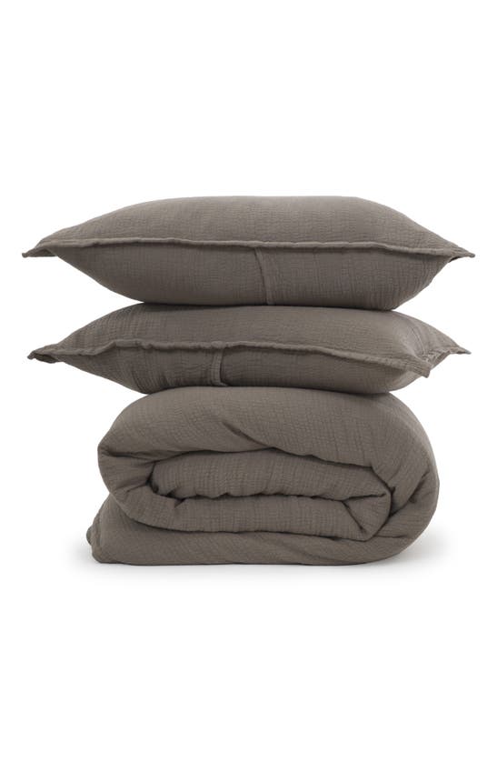 Shop Pom Pom At Home Waverly Duvet Cover & Sham Set In Pebble