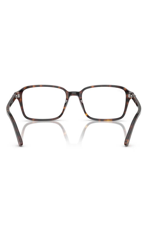 Ray Ban Ray-ban 56mm Square Optical Glasses In Havana