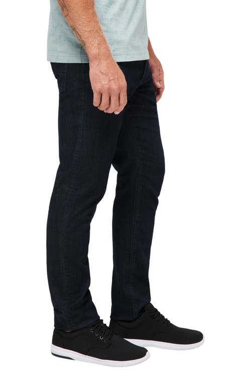 Shop Travismathew Legacy Featherweight Straight Leg Jeans In Dark Denim