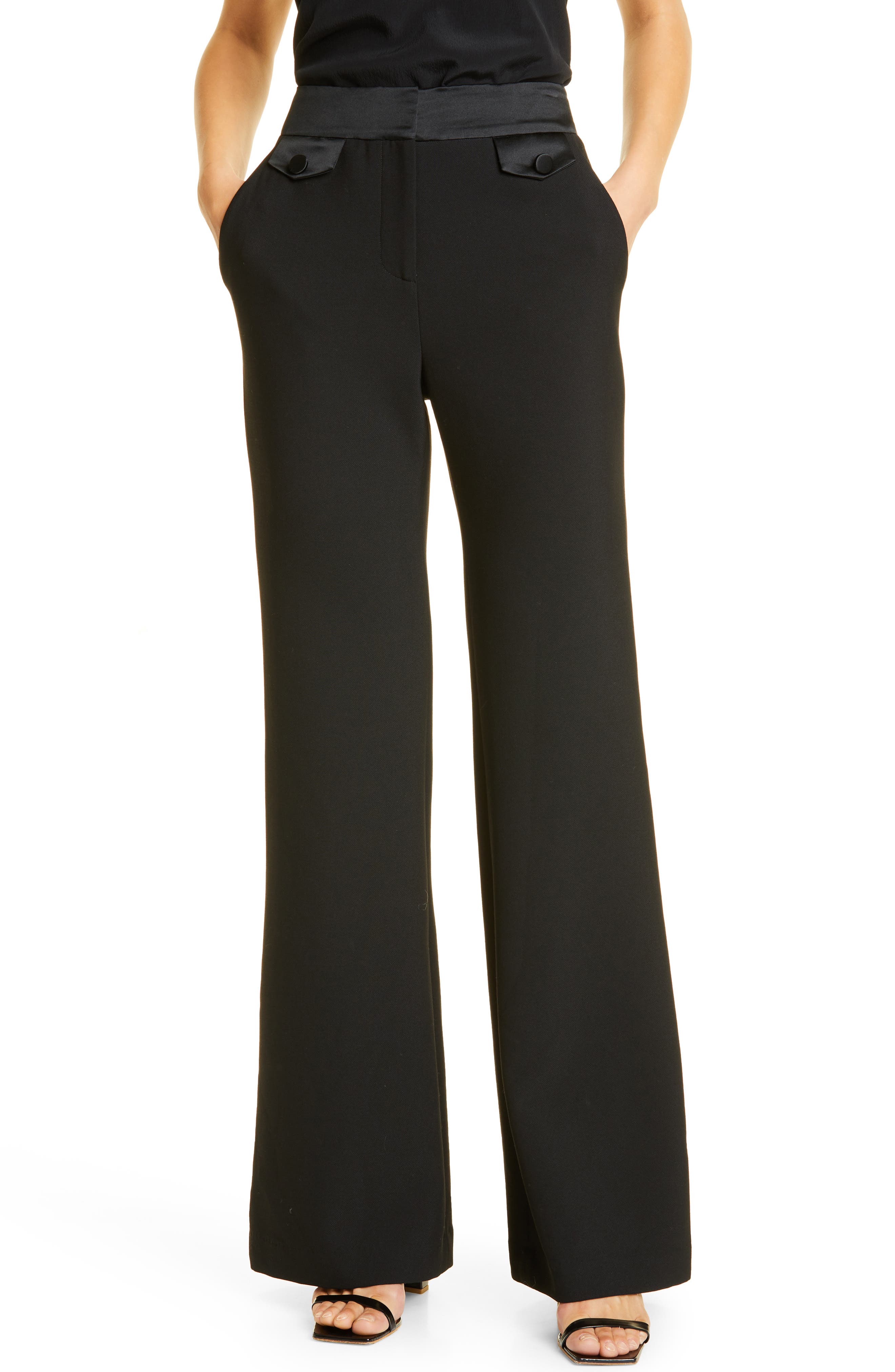 Veronica Beard Saige Wide Leg Trousers 