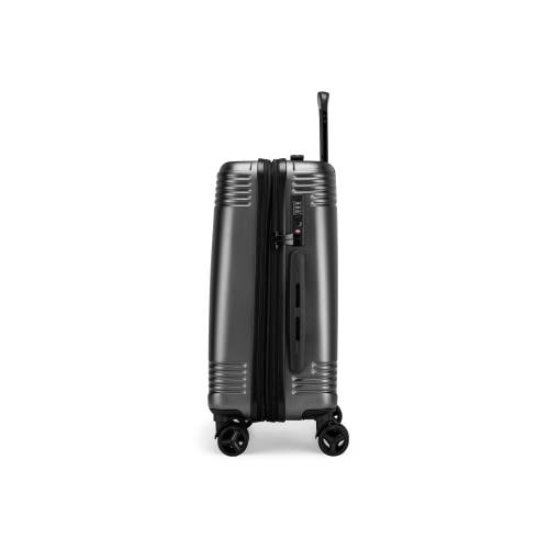 Bugatti Nashville Hardside Carry-on With Tsa Lock In Charcoal