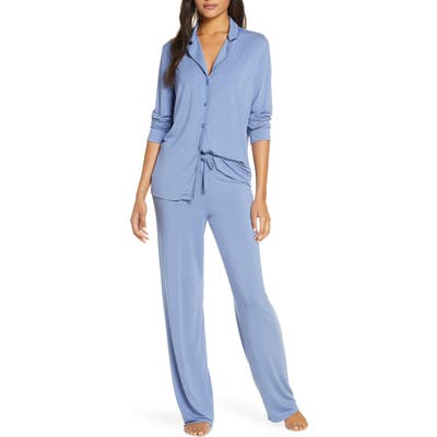 Nordstrom Lingerie Moonlight Pajamas, Blue