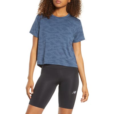 New Balance Speed Jacquard Shirt, Blue