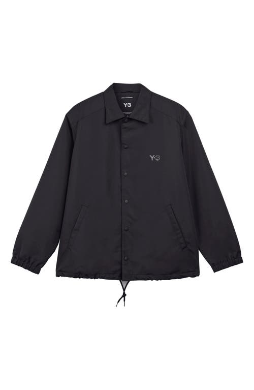 Shop Y-3 Coach's Jacket In Black