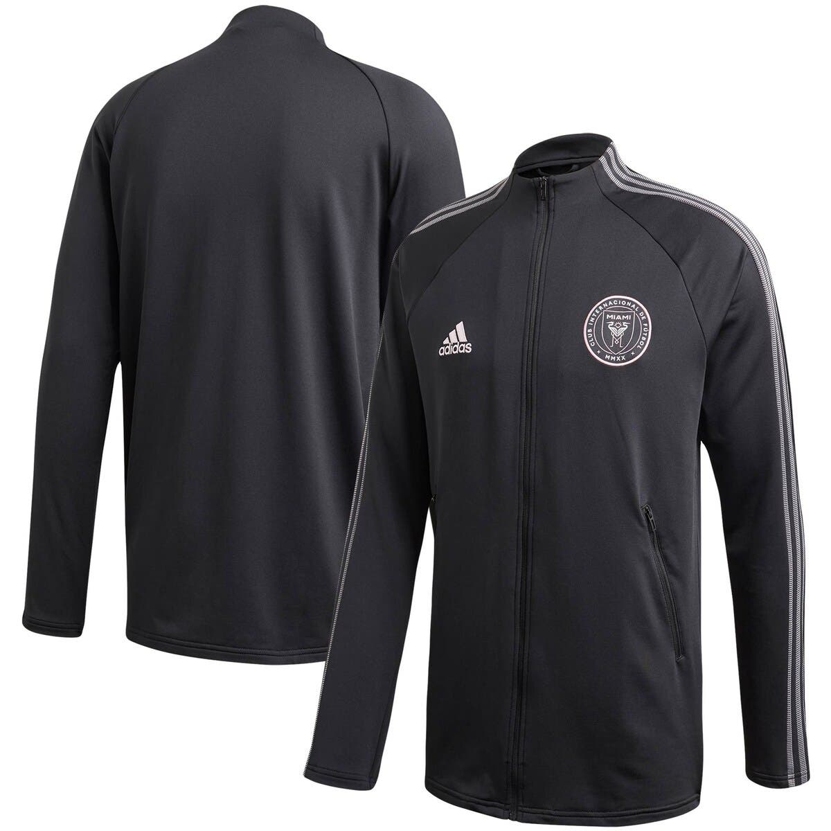 Adidas Men's Adidas Black Inter Miami CF 2020 On-Field Anthem Full-Zip ...