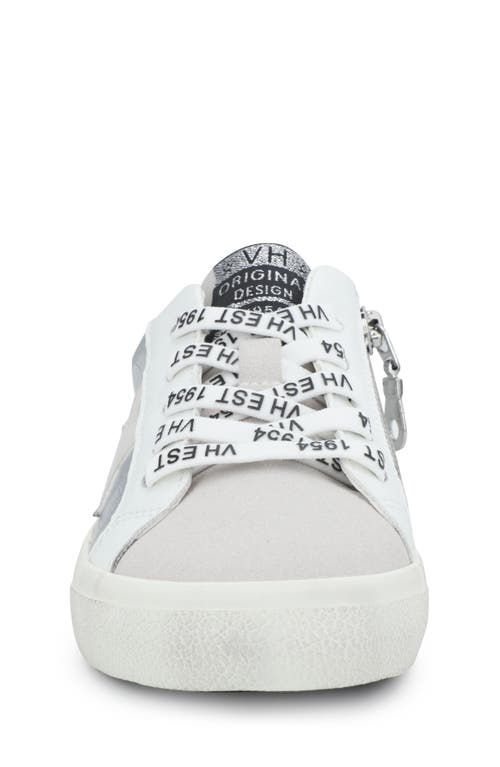 Shop Vintage Havana Kids' Vail Sneaker In Silver Croco Multi