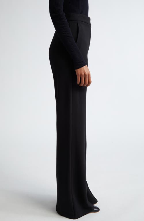 Shop Max Mara Norcia Flare Leg Pants In Black