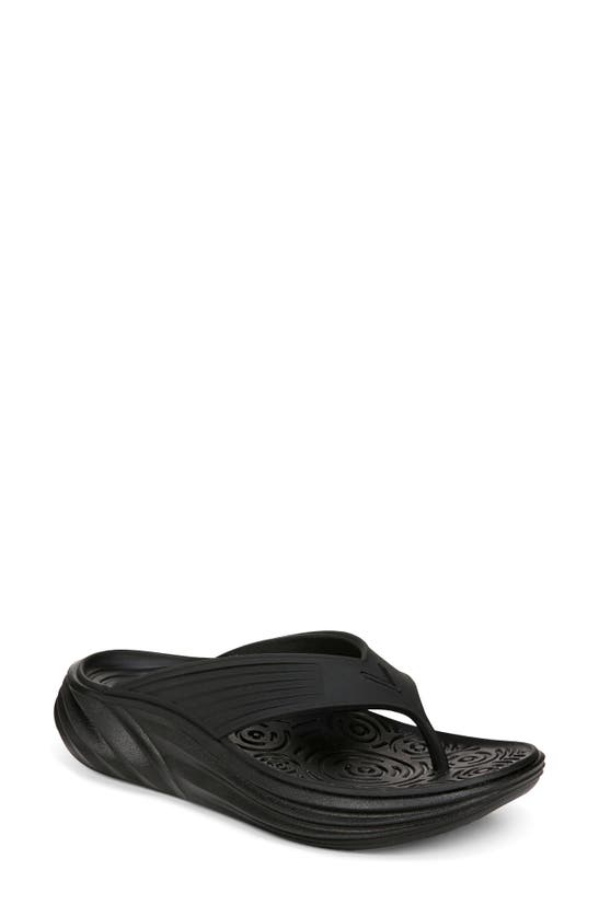 Shop Vionic Tide Rx Flip Flop In Black