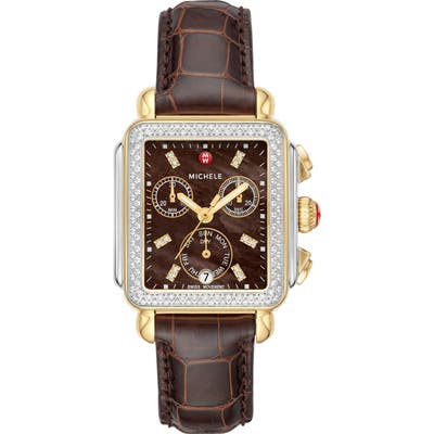 Michele 1m Alligator Watch Strap