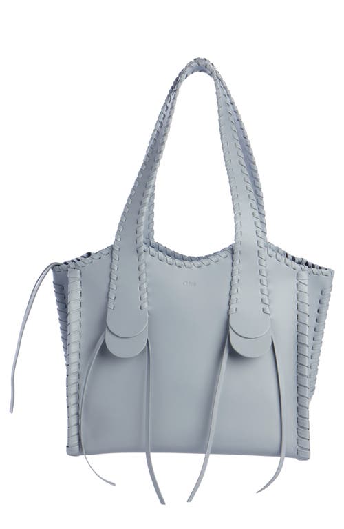 Chloé Small Mony Leather Tote in Storm Blue 41A at Nordstrom
