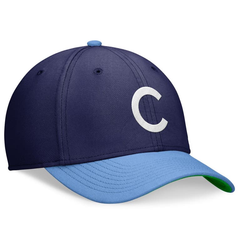 Shop Nike Royal/light Blue Chicago Cubs Cooperstown Collection Rewind Swooshflex Performance Hat