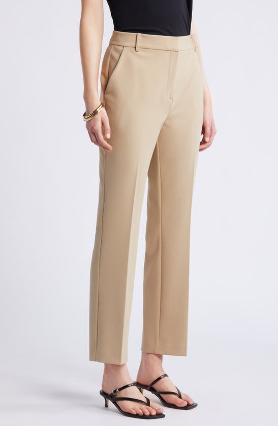 Nordstrom Bootcut Trousers In Tan Travertine
