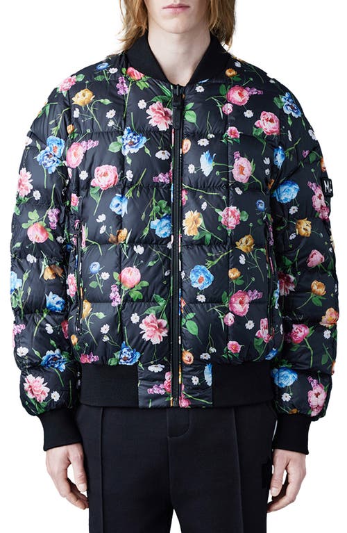 Mackage Paul Floral Print Reversible Down Fill Puffer Jacket