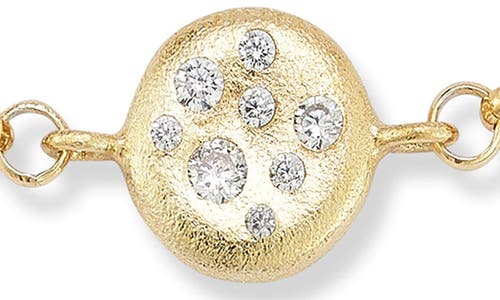 Sphera Milano Pavé Station Button Bracelet In Gold
