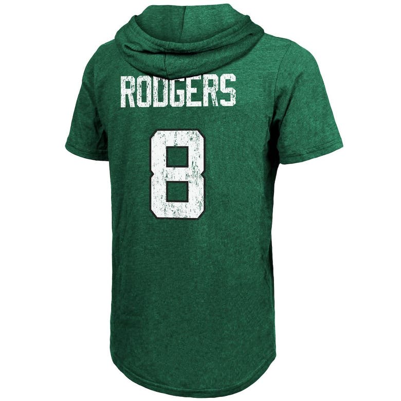 Lids Aaron Rodgers New York Jets Majestic Threads Player Name & Number  Tri-Blend Slim Fit Hoodie T-Shirt - Green