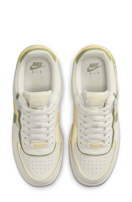 Shop Nike Air Force 1 Shadow Sneaker In Sail/ Oil Green/ Ivory