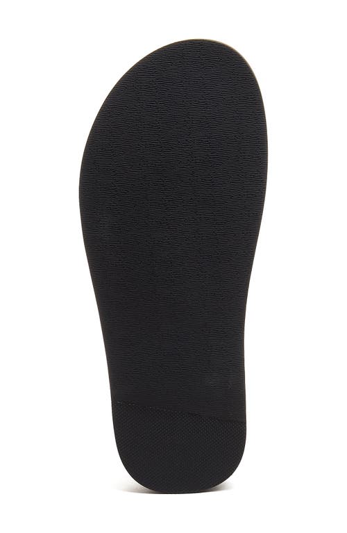 Kelsi Dagger Brooklyn Squish Raffia Sandal In Black/natural