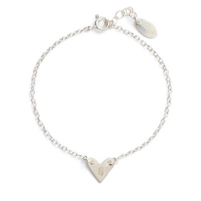 Nashelle Initial Heart Bracelet