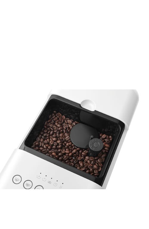 Smeg Automatic Coffee Machine With Auto Froth In Matte White