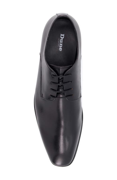 Dune London Satchel Plain Toe Derby In Black