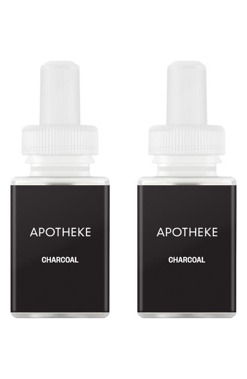 PURA x APOTHEKE 2-Pack Diffuser Fragrance Refills in Charcoal at Nordstrom