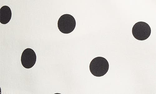 Shop Dolce & Gabbana Dolce&gabbana Polka Dot Stretch Cotton Shorts In Bianco