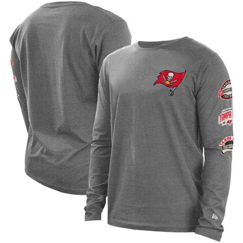 Men's New Era Black San Francisco 49ers Hype 2-Hit Long Sleeve T-Shirt