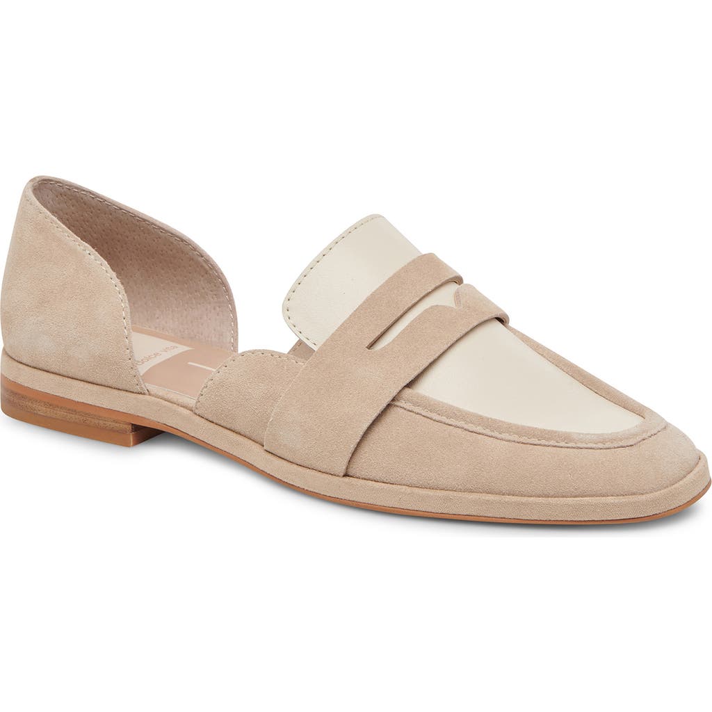 Dolce Vita Moyra D'orsay Penny Loafer In Dune Multi Suede