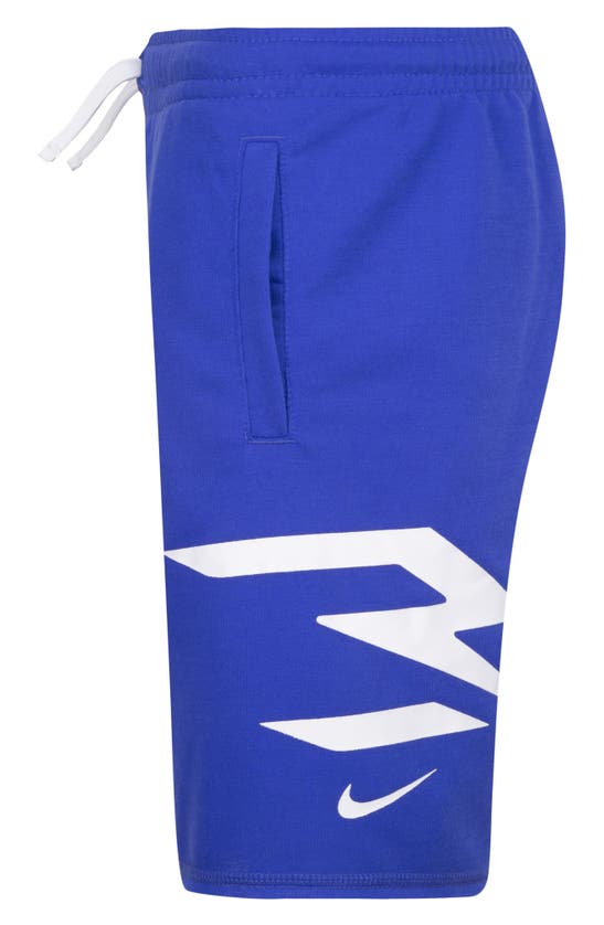 Shop 3 Brand Kids' Dri-fit All Season Shorts In Rw Blue