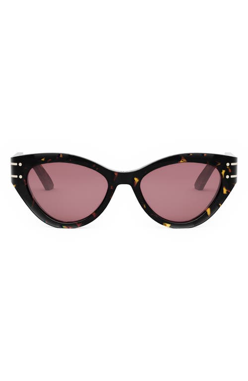 DIOR ‘DIORSIGNATURE B7I 52MM CAT EYE SUNGLASSES