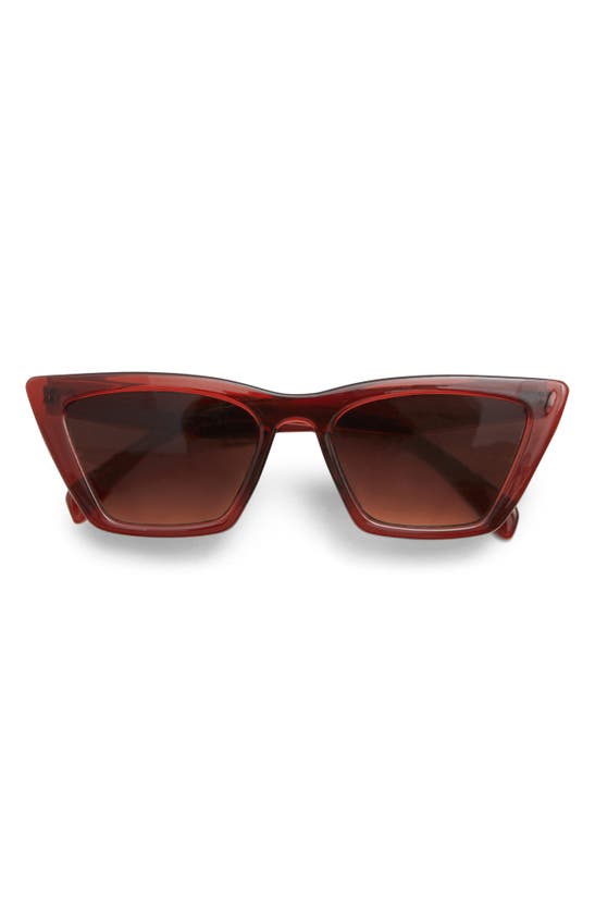 Shop & Other Stories Gradient Cat Eye Sunglasses In Brown