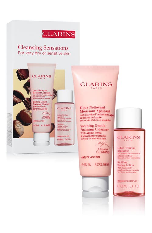 Clarins Soothing Cleansing Duo (Limited Edition) $45 Value