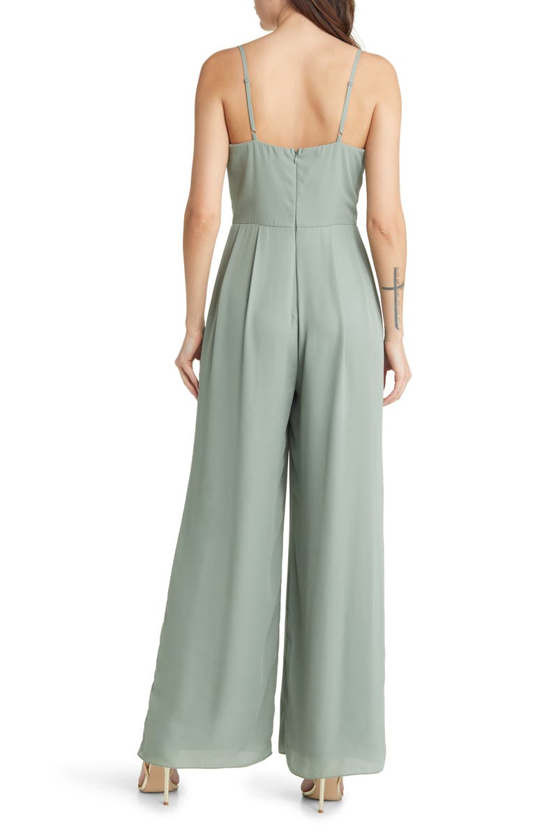 Lulus Call for Me Faux Wrap Jumpsuit | Nordstrom