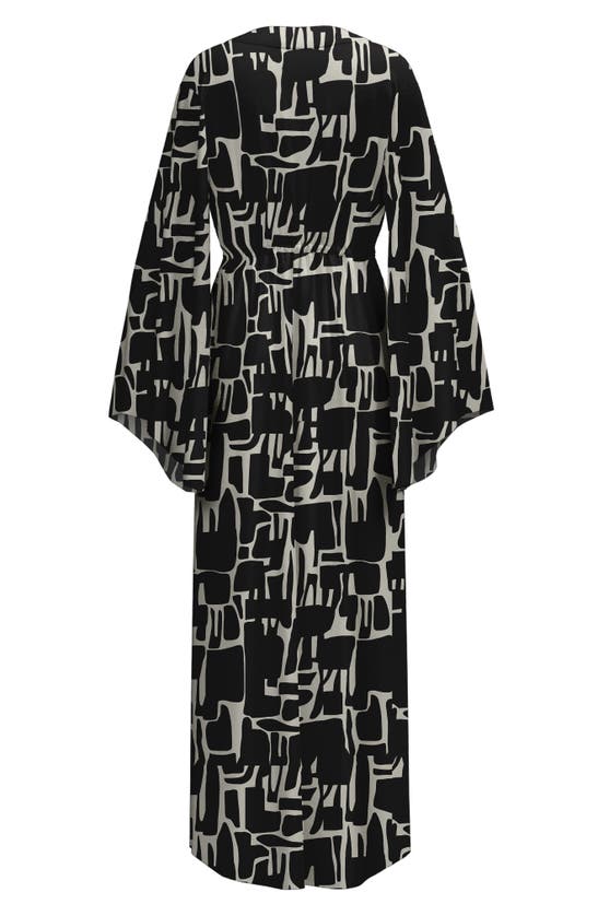 DIARRABLU SIRENE ABSTRACT PRINT LIGHTWEIGHT LONG JACKET