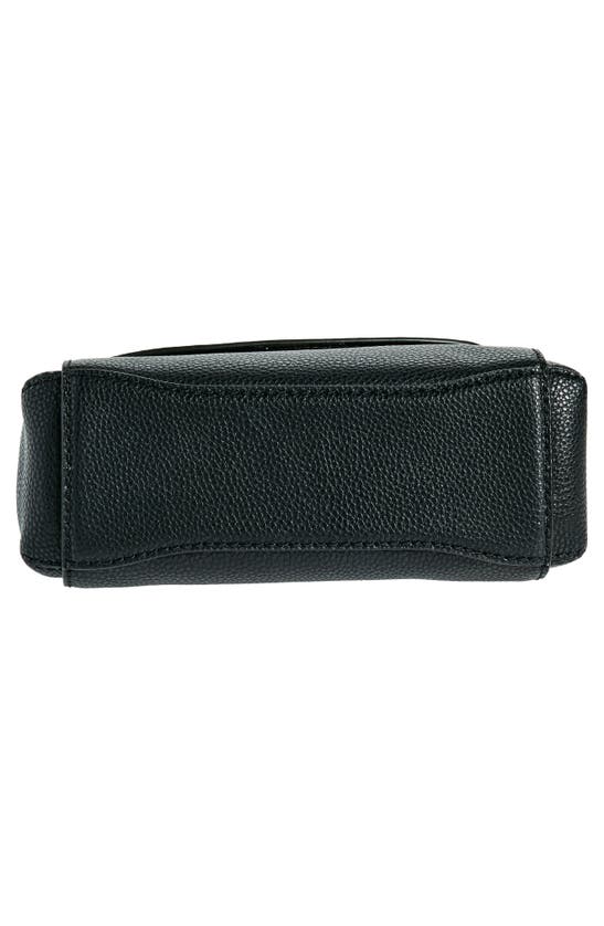 Shop Marc Jacobs Mini Boho Grind Leather Shoulder Bag In Black