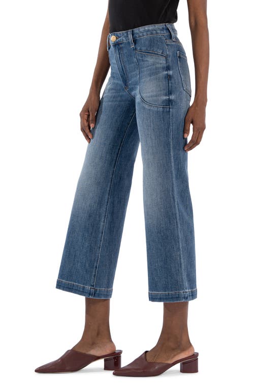 Shop Kut From The Kloth Meg High Waist Ankle Wide Leg Jeans In Lovers