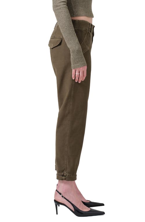 Citizen Of Humanity Citizens Of Humanity Carter Sateen Crop Utility Pants In Vint Costes