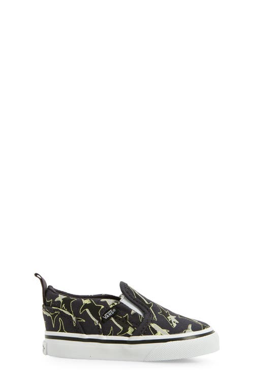 Vans Kids' Asher Slip-on Sneaker In Sea Creature Glow Nine Iron