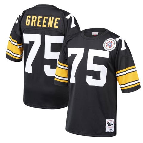 Men's Pittsburgh Steelers Mitchell & Ness Black Winning Team Mesh Button-Up  Shirt