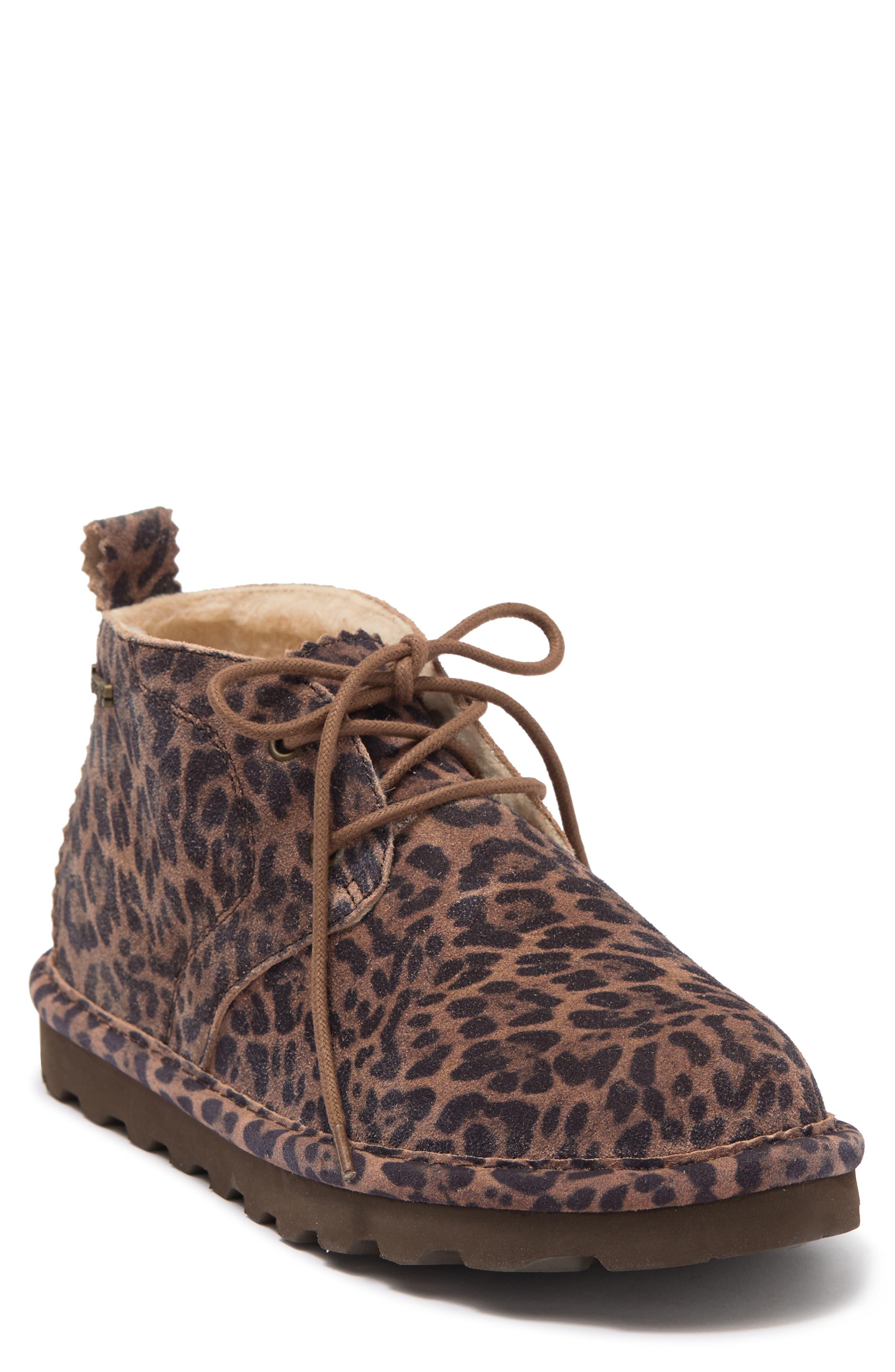 bearpaw leopard boots