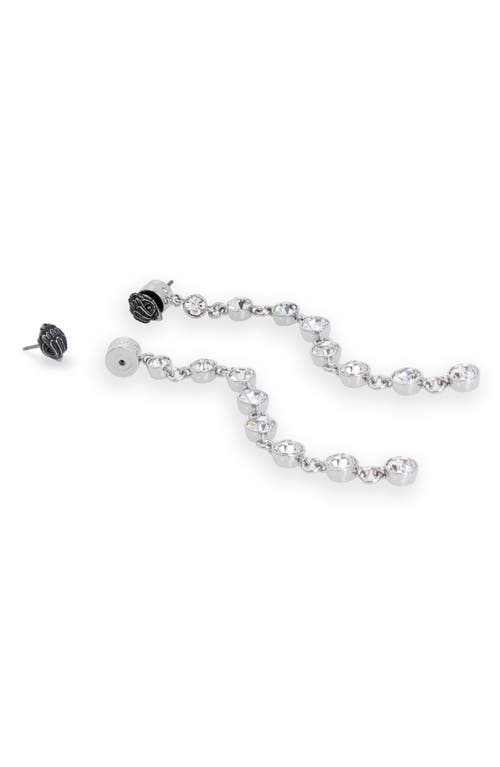 KURT GEIGER KURT GEIGER LONDON EAGLE HEAD FRONT/BACK LINEAR EARRINGS 