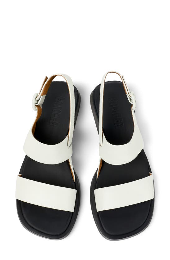 Camper Dana Sandal In White Natural
