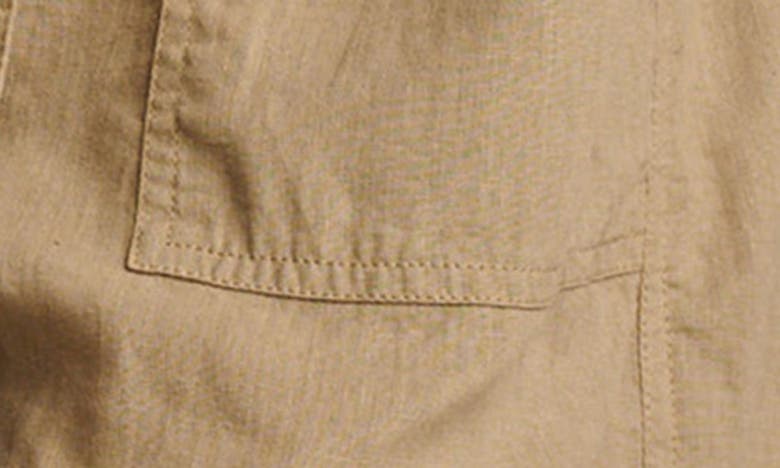 Shop Lucky Brand Tie Waist Hemp Shorts In Dusty Olive