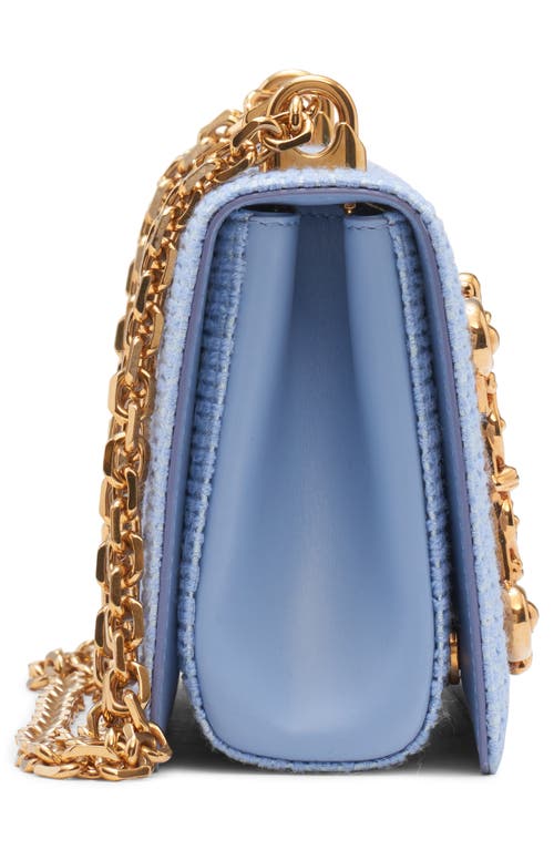 Dolce & Gabbana Dolce&gabbana Dg Girls Bouclé Shoulder Bag In Carta Zucchero
