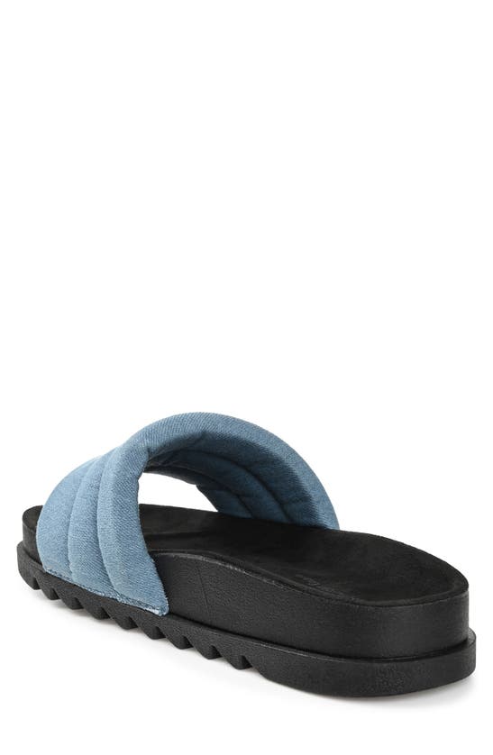Journee Collection Womens Lazro Slide Sandals In Blue