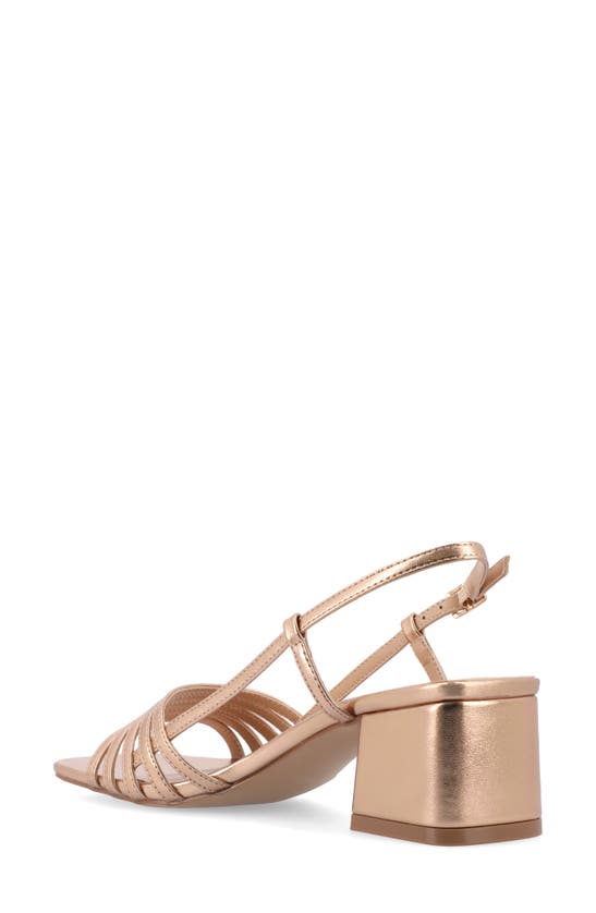 JOURNEE COLLECTION JOURNEE COLLECTION SHAYANA BLOCK HEEL SLINGBACK SANDAL